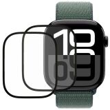 Комплект захисних плівок Deexe Protector Film для Apple Watch 10 46 mm - Black (364502B)