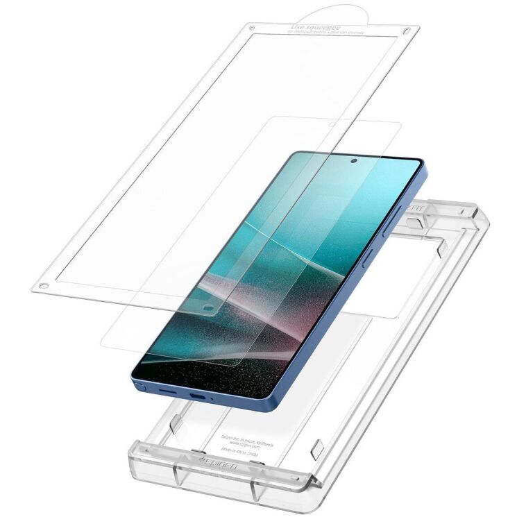 Защитная пленка Spigen (SGP) Elite Shield EZ Fit для Samsung Galaxy S25 Ultra (S938) AFL09083: фото 2 из 11
