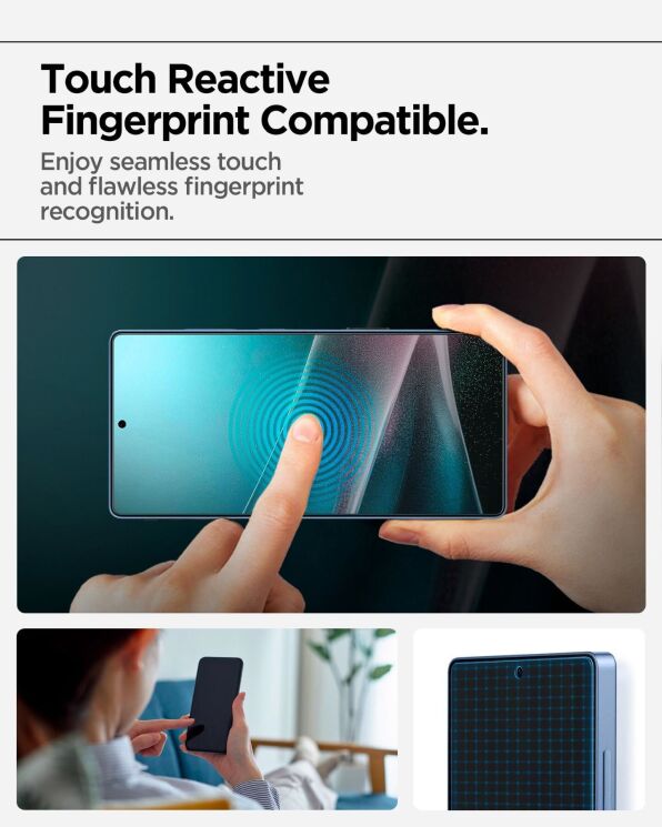 Защитная пленка Spigen (SGP) Elite Shield EZ Fit для Samsung Galaxy S25 Ultra (S938) AFL09083: фото 8 из 11