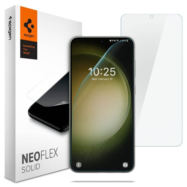 Комплект защитных пленок Spigen (SGP) Screen Protector Neo Flex Solid для Samsung Galaxy S23 (S911): фото 1 из 15