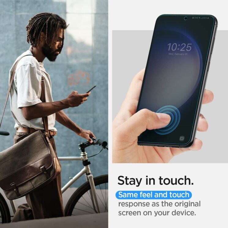 Комплект защитных пленок Spigen (SGP) Screen Protector Neo Flex Solid для Samsung Galaxy S23 (S911): фото 12 из 15
