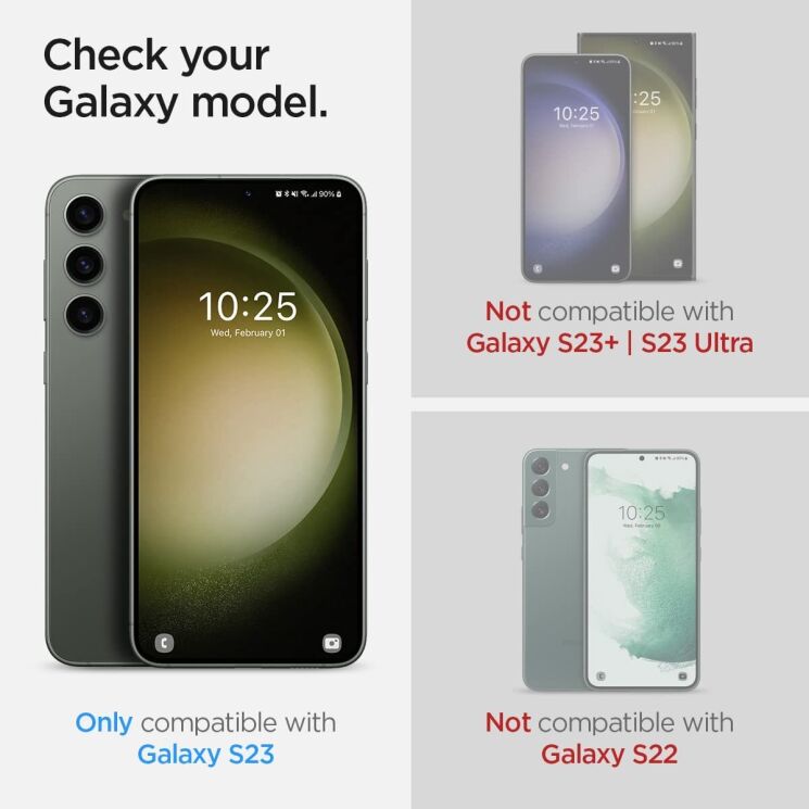 Комплект защитных пленок Spigen (SGP) Screen Protector Neo Flex Solid для Samsung Galaxy S23 (S911): фото 10 из 15
