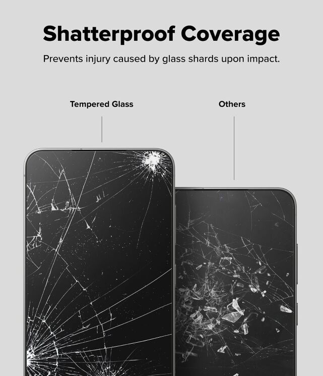 Комплект захисних стекол (2шт) Ringke Easy Slide Tempered Glass для Samsung Galaxy S25 (S931) / Galaxy S24 (S921) 8800274968448: фото 12 з 17