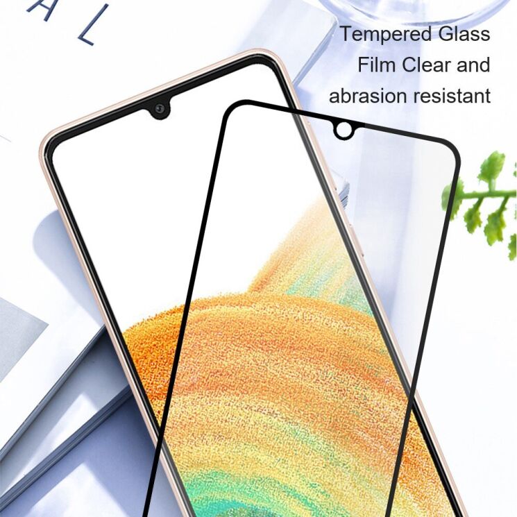 Комплект защитных стекол AMORUS Full Glue для Samsung Galaxy M15 (M156) - Black: фото 4 из 9
