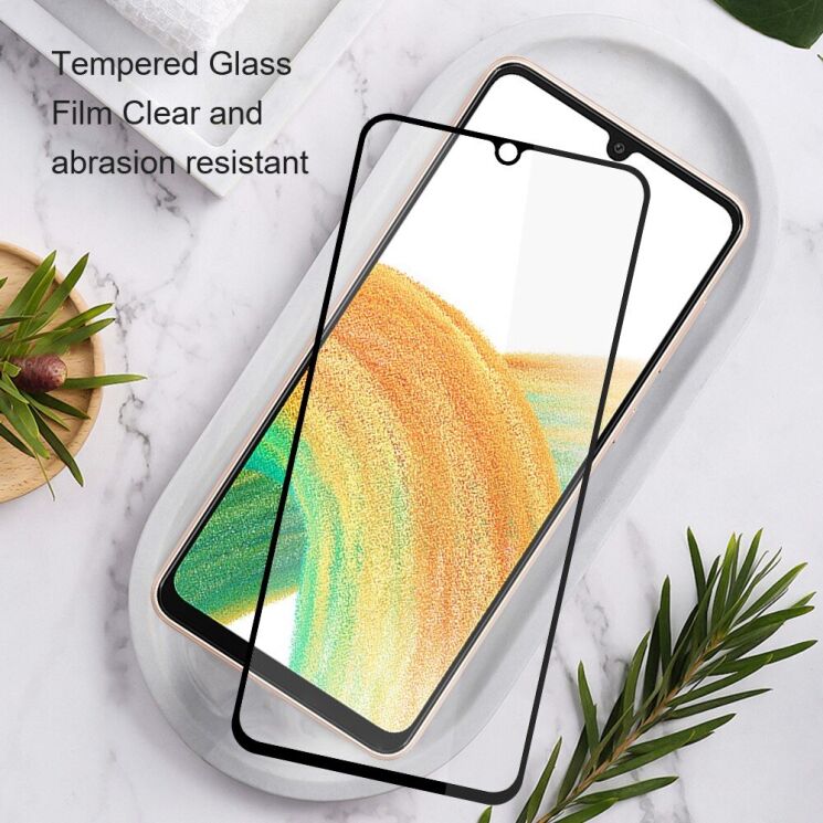 Комплект защитных стекол AMORUS Full Glue для Samsung Galaxy M15 (M156) - Black: фото 5 из 9