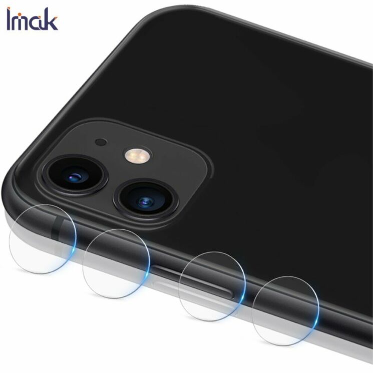 Комплект защитных стекол IMAK Camera Lens Protector для Apple iPhone 11: фото 7 из 11