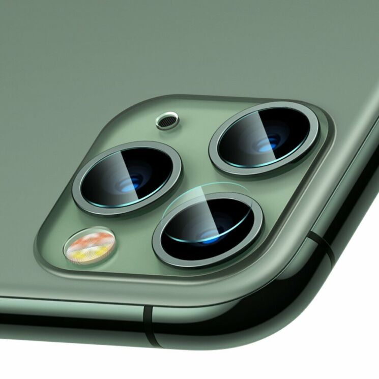 Комплект защитных стекол на камеру BASEUS Camera Lens Protector для Apple iPhone 11 Pro Max / iPhone 11 Pro: фото 5 из 12