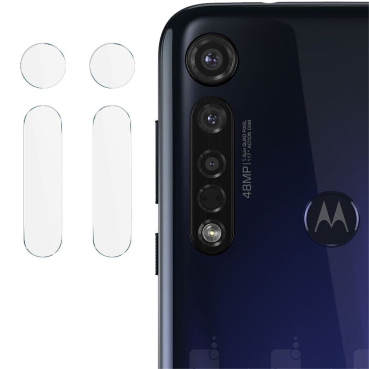 Комплект защитных пленок на камеру IMAK Camera Lens Film для Motorola Moto G8 Plus: фото 1 из 14