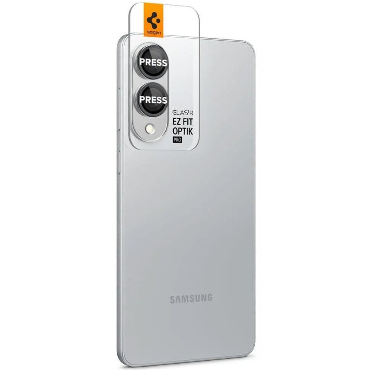 Комплект захисного скла Spigen (SGP) Optik Pro Lens Protector для Samsung Galaxy S25 Edge (S937) AGL09413 - Black: фото 5 з 12