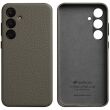 Кожаный чехол MELKCO Classic Case для Samsung Galaxy S24 (S921) - Grey (347127H)