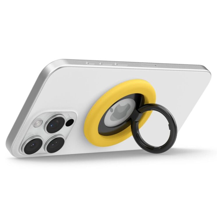 Магнітне кільце-тримач Spigen (SGP) Nano Pop Ring (MagFit) AMP09027 - Mango Yellow: фото 5 з 15