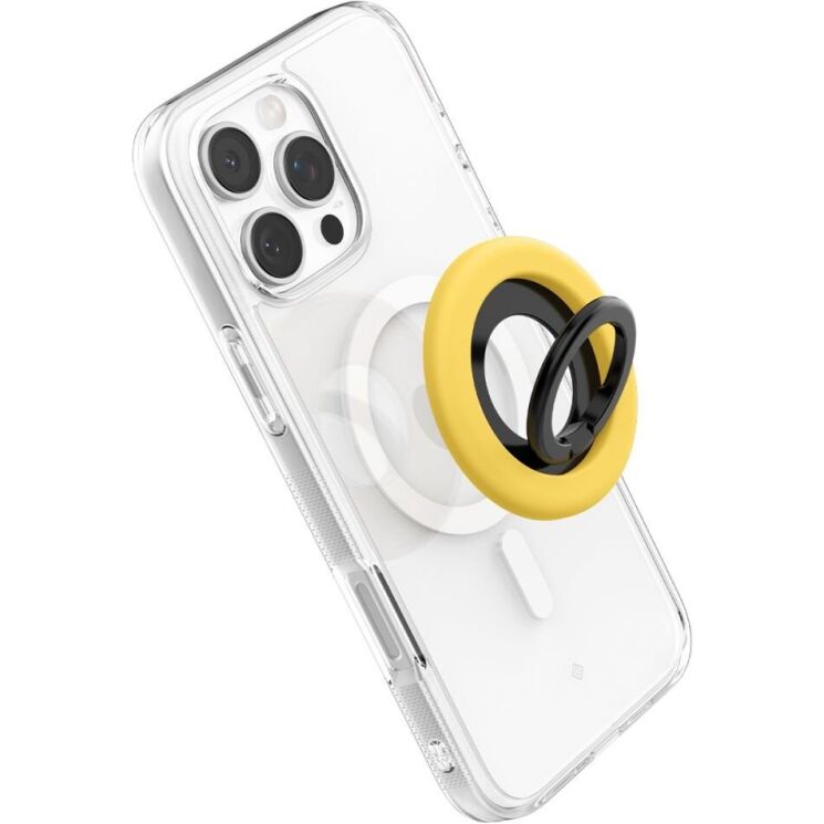 Магнітне кільце-тримач Spigen (SGP) Nano Pop Ring (MagFit) AMP09027 - Mango Yellow: фото 6 з 15