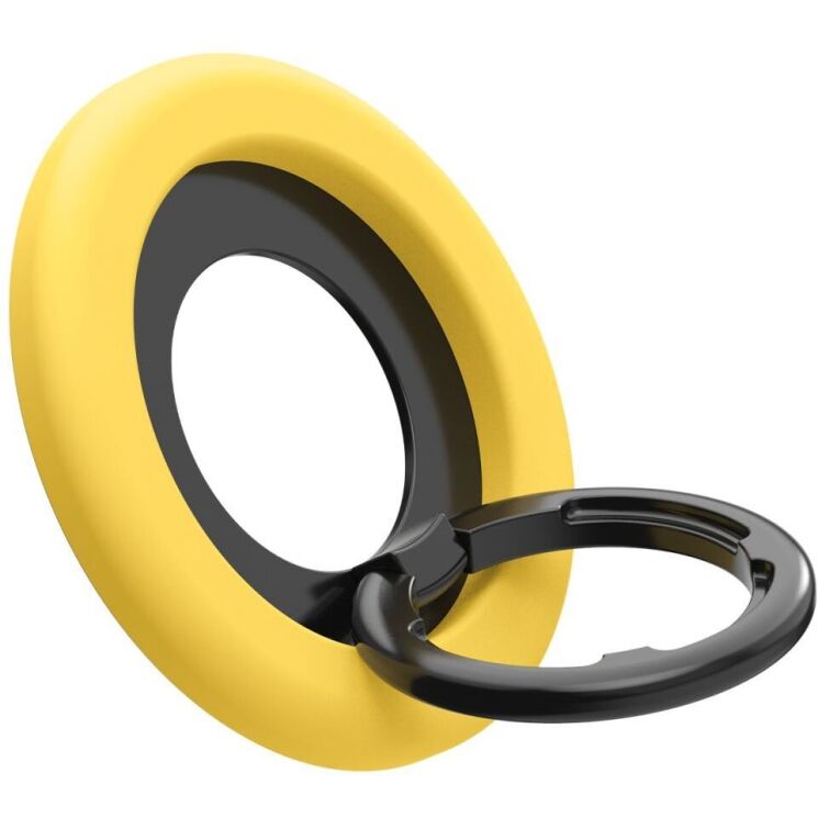 Магнітне кільце-тримач Spigen (SGP) Nano Pop Ring (MagFit) AMP09027 - Mango Yellow: фото 9 з 15