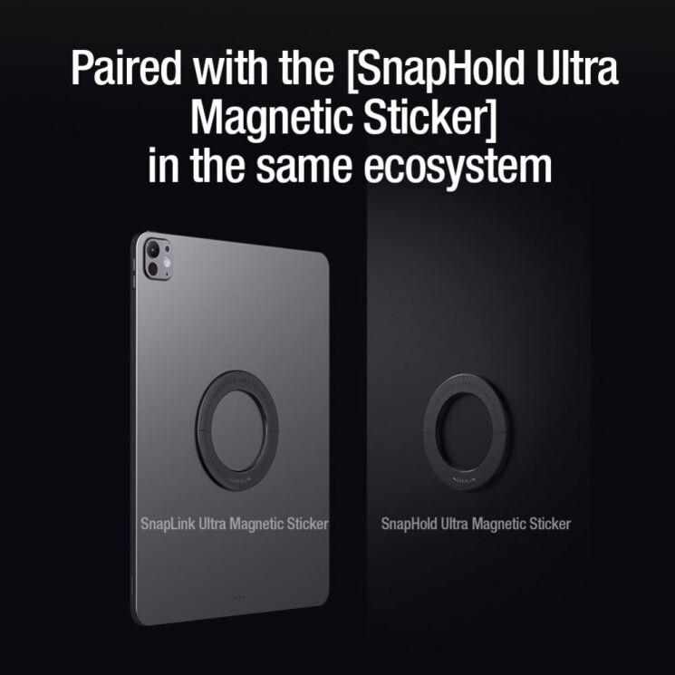 Магнитное кольцо NILLKIN SnapLink Ultra Magnetic Sticker - White: фото 4 из 16