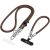 Набор ремешков Tech-Protect C10S Rope Crossbody - Brown / Titanium: фото 1 из 9