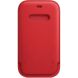 Оригинальний чехол Leather Sleeve MagSafe для Apple iPhone 12 mini (MHMR3) - Red (260156R). Фото 3 из 6