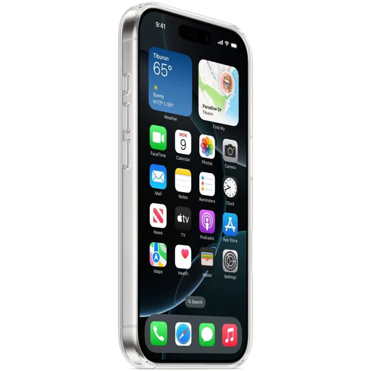 Оригинальный чехол Clear Case with MagSafe для Apple iPhone 16 Pro (MA7E4) - Transparent: фото 5 из 5