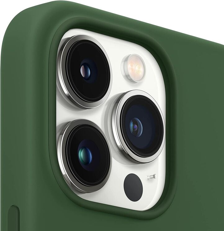 Оригинальный чехол Silicone Case with MagSafe для Apple iPhone 13 Pro (MM2F3ZE/A) - Clover: фото 4 из 5