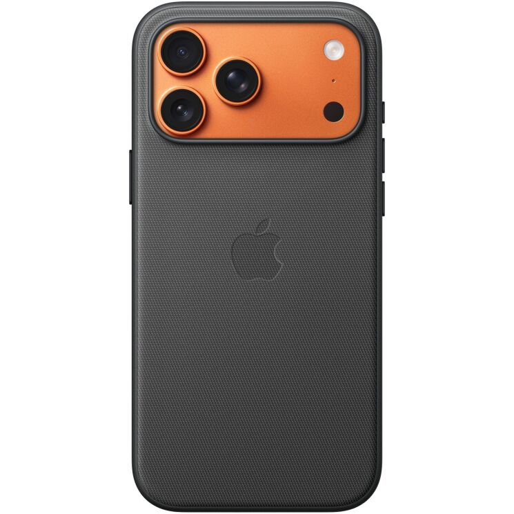 Оригинальный чехол TechWoven Case with MagSafe для iPhone 17 Pro Max (MGF84) - Black: фото 2 из 3
