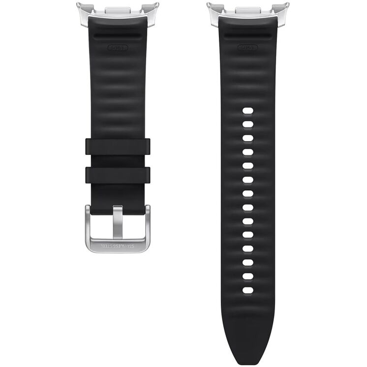 Оригинальный ремешок Hybrid (S/M/L) для Samsung Galaxy Watch 8 (40/44mm) / 8 Classic (ET-SLL50LBEGEU) - Black: фото 2 из 3