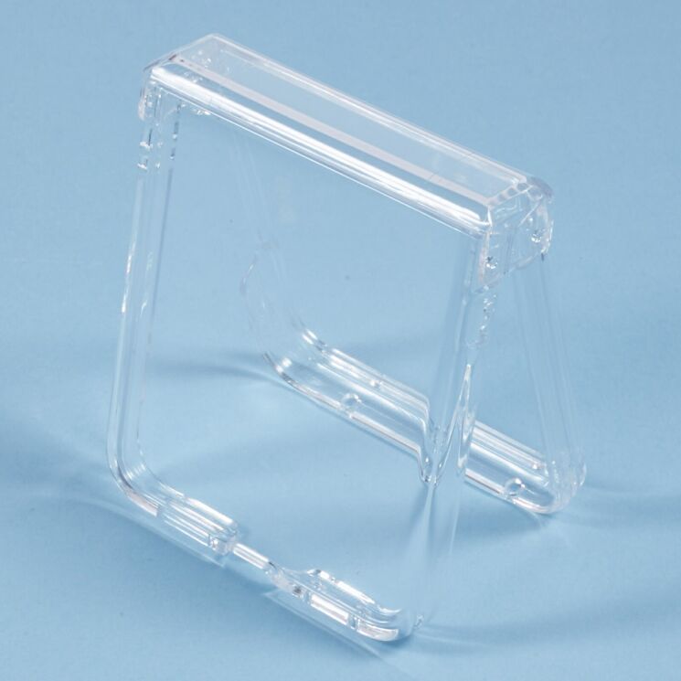 Пластиковая накладка Deexe Crystall Shell для Motorola Razr 50 / Razr 70 - Transparent: фото 3 из 7