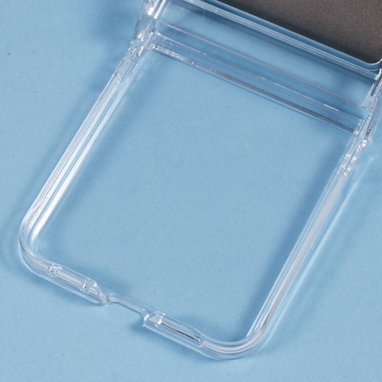 Пластиковая накладка Deexe Crystall Shell для Motorola Razr 50 / Razr 70 - Transparent: фото 7 из 7