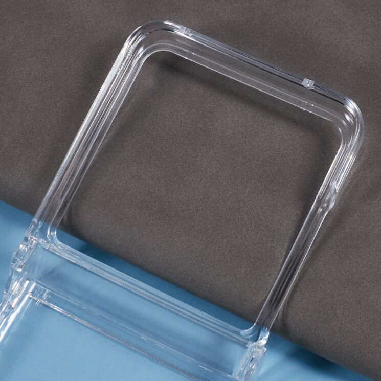 Пластиковая накладка Deexe Crystall Shell для Motorola Razr 50 / Razr 70 - Transparent: фото 6 из 7