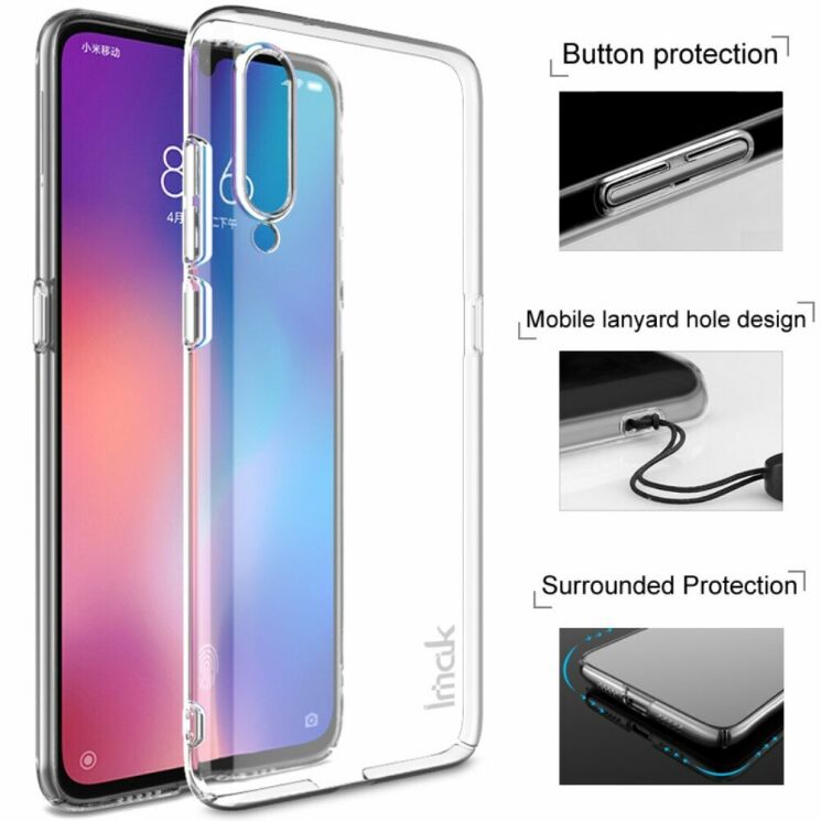 Пластиковий чохол IMAK Crystal для Xiaomi Mi 9 - Transparent: фото 8 з 13