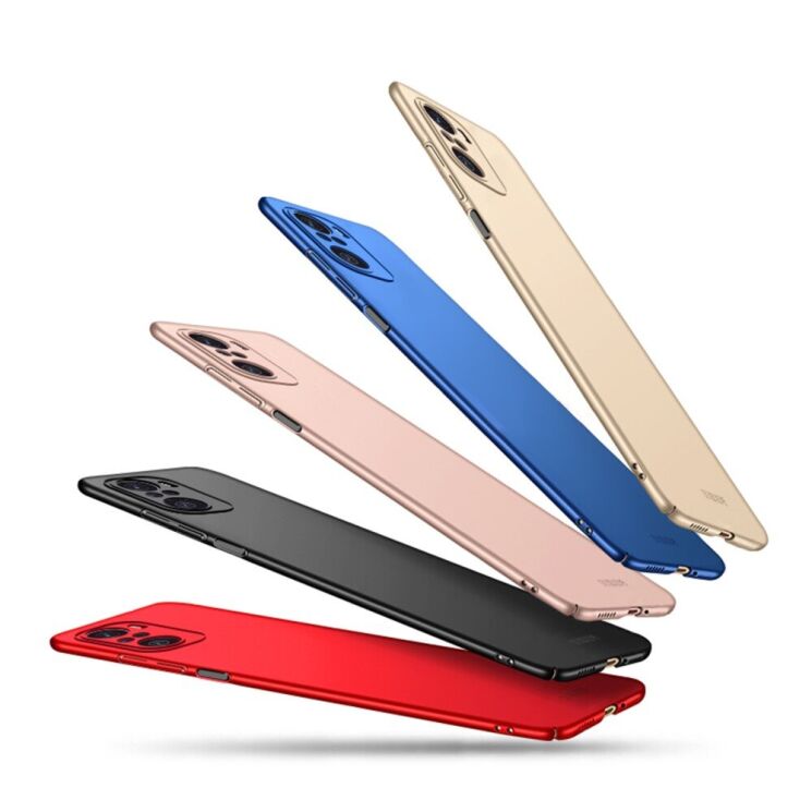 Пластиковий чохол MOFI Slim Shield для Xiaomi Poco F3 / Redmi K40 / Redmi K40 Pro / Mi 11i - Black: фото 3 з 9