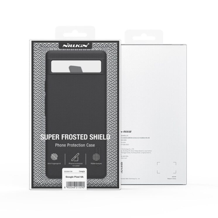 Пластиковий чохол NILLKIN Frosted Shield для Google Pixel 6a - Black: фото 12 з 12