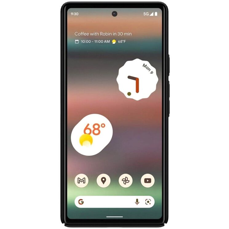 Пластиковий чохол NILLKIN Frosted Shield для Google Pixel 6a - Black: фото 3 з 12
