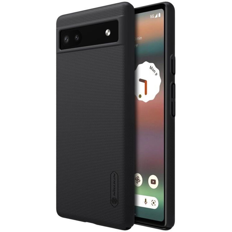 Пластиковий чохол NILLKIN Frosted Shield для Google Pixel 6a - Black: фото 1 з 12