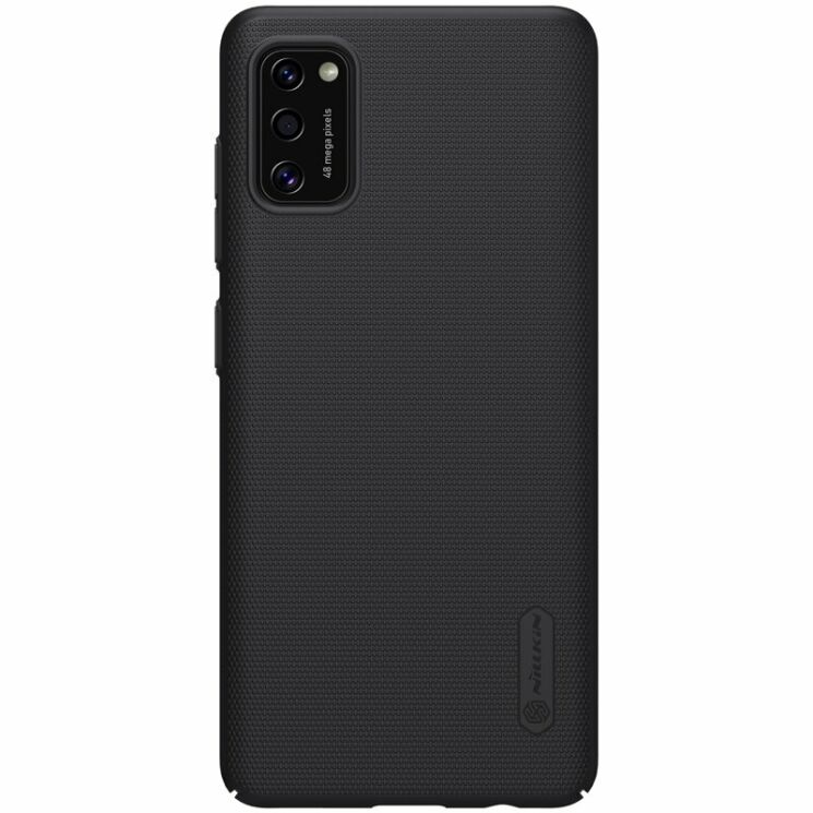 Пластиковый чехол NILLKIN Frosted Shield для Samsung Galaxy A41 (A415) - Black: фото 2 из 20