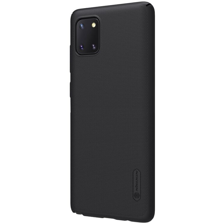 Пластиковий чохол NILLKIN Frosted Shield для Samsung Galaxy Note 10 Lite (N770) - Black: фото 4 з 16