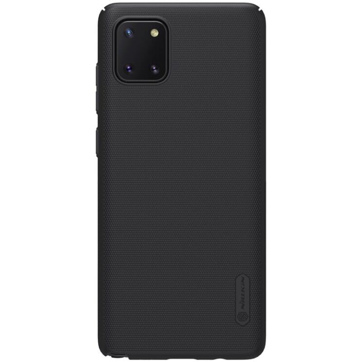 Пластиковий чохол NILLKIN Frosted Shield для Samsung Galaxy Note 10 Lite (N770) - Black: фото 2 з 16