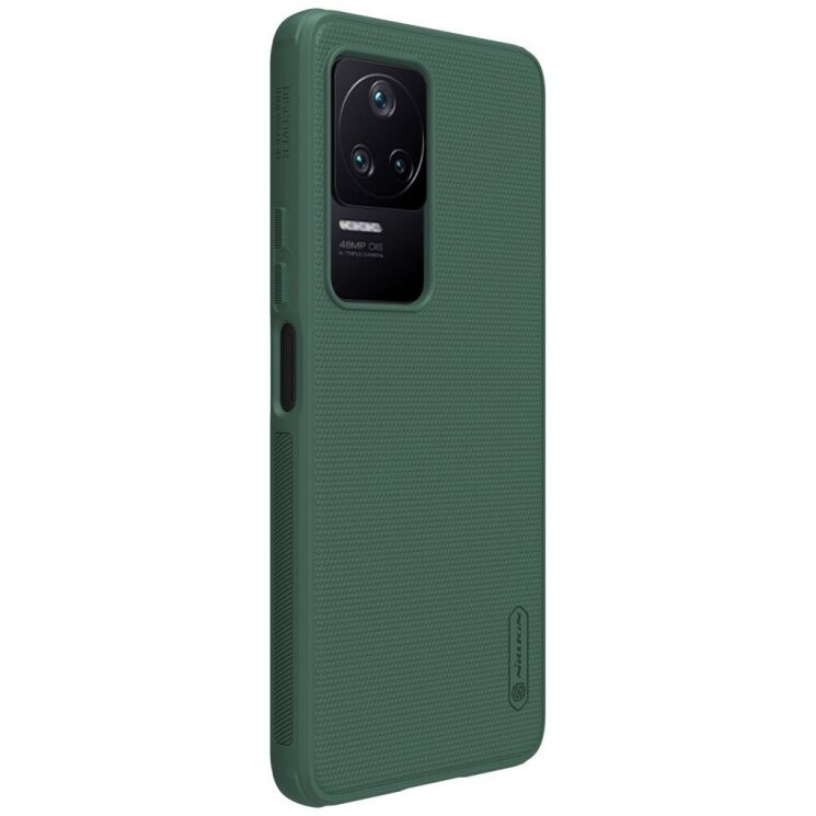 Пластиковый чехол NILLKIN Frosted Shield для Xiaomi Poco F4 / Redmi K40S - Green: фото 3 из 17