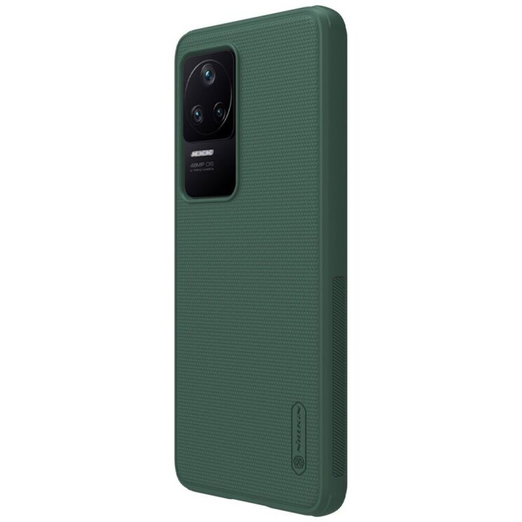 Пластиковый чехол NILLKIN Frosted Shield для Xiaomi Poco F4 / Redmi K40S - Green: фото 2 из 17