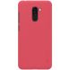 Пластиковый чехол NILLKIN Frosted Shield для Xiaomi Pocophone F1 - Red (117204R). Фото 1 из 12