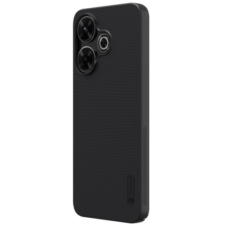 Пластиковый чехол NILLKIN Frosted Shield для Xiaomi Redmi 13 - Black: фото 3 из 18