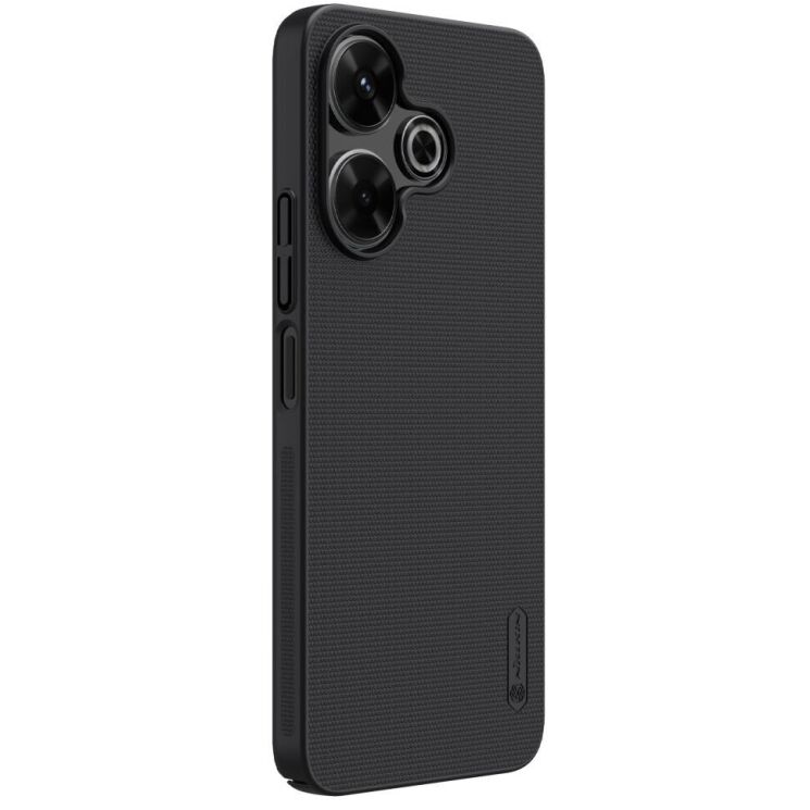 Пластиковый чехол NILLKIN Frosted Shield для Xiaomi Redmi 13 - Black: фото 2 из 18