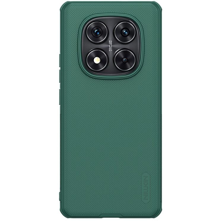 Пластиковый чехол NILLKIN Frosted Shield Pro для Xiaomi Redmi Note 14 Pro 5G - Green: фото 1 из 16