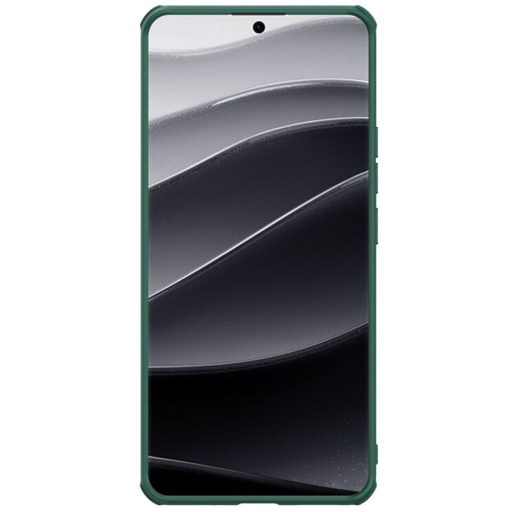 Пластиковый чехол NILLKIN Frosted Shield Pro для Xiaomi Redmi Note 14 Pro 5G - Green: фото 3 из 16