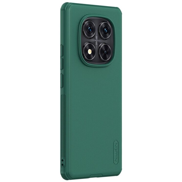 Пластиковый чехол NILLKIN Frosted Shield Pro для Xiaomi Redmi Note 14 Pro 5G - Green: фото 2 из 16