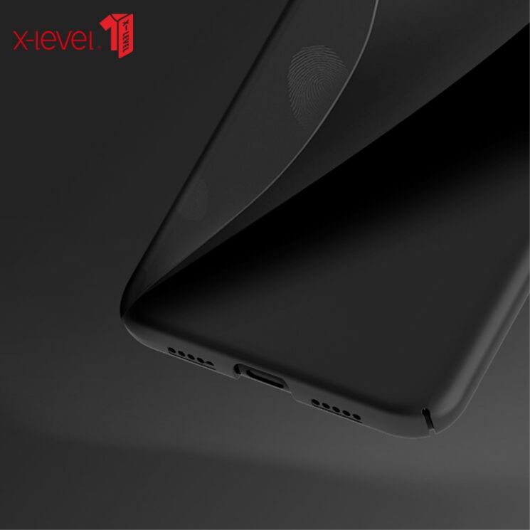 Пластиковый чехол X-LEVEL Slim для Xiaomi Mi 8 Lite - Black: фото 3 из 6