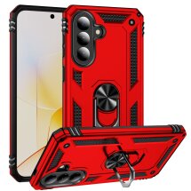 Противоударный чехол с подставкой Deexe Armor Case для Samsung Galaxy A57 (A576) - Red: фото 1 из 7