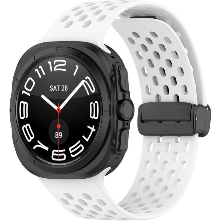 Ремешок Deexe Astra Strap для Samsung Galaxy Watch Ultra (47mm) - White: фото 4 из 9