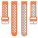 Ремешок Deexe Dual Color для Samsung Galaxy Watch 3 (45mm) - Orange / Grey (235311D). Фото 2 из 5