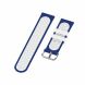 Ремешок Deexe Dual Color для Xiaomi Mi Watch (Chinese) - Blue/White (249600J). Фото 5 из 7