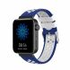 Ремешок Deexe Dual Color для Xiaomi Mi Watch (Chinese) - Blue/White (249600J). Фото 1 из 7