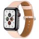 Ремешок Deexe Elegant Leather Strap для Apple Watch 46 / 45 / 44 / SE 44 / 42 (Series 1-3) / Ultra / Ultra 2 - Pink (251346P). Фото 2 из 7